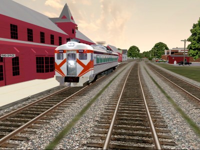 No. 9058 at the Kentville Station