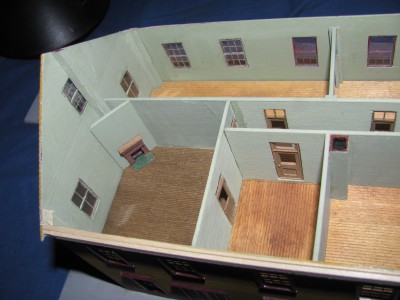 The general manager's office - with fireplace.