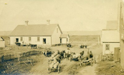 Lawrencetown apple warehouse, circa 1890, courtesy Lawrencetown Village Commission