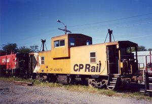August 29 1993 caboose at Hantsport.jpg