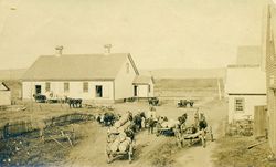 An early apple warehouse at Lawrencetown