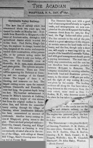 TheAcadian Jan 29 1890 CVR opens.jpg